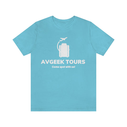 AVGeek Tours Unisex Jersey Short Sleeve Tee
